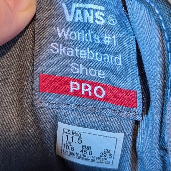 Vans Chima Ferguson Pro Trainers Blue Suede - Picture 6 of 7